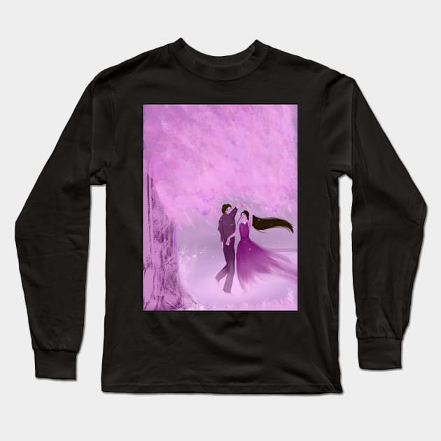 Beren and Luthien dancing | Art print Long Sleeve T-Shirt by Archana7